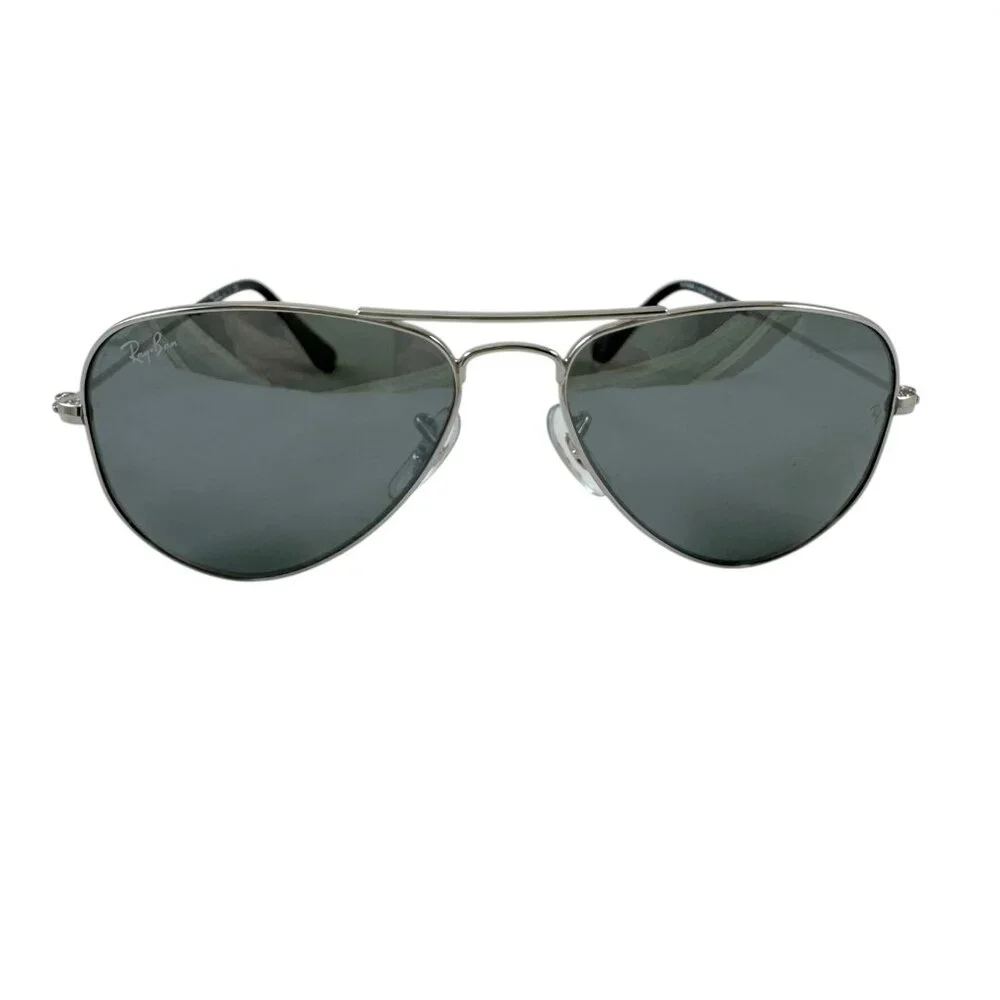 Ray Ban Jr Sunglasses Classic Aviator Silver Pilot Wire Frames R6 9506 52-14-125